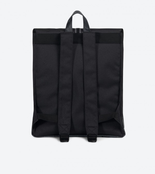 Herschel-Rucksack-City-Mid-Black-Denim-Rueckseite Herschel Rucksack City MID Black Denim