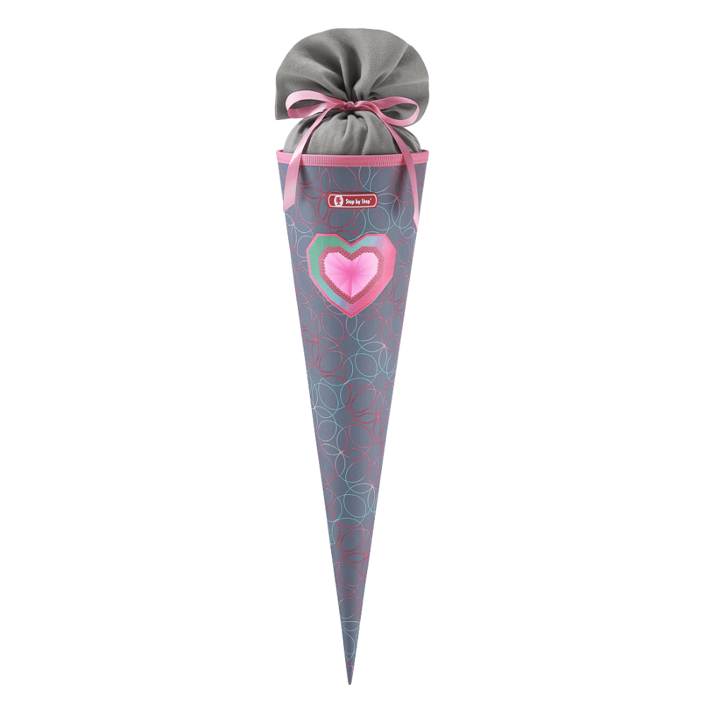 Step-by-Step-Schultuete-Glitter-Heart Step by Step Schultüte Glitter Heart Hazle