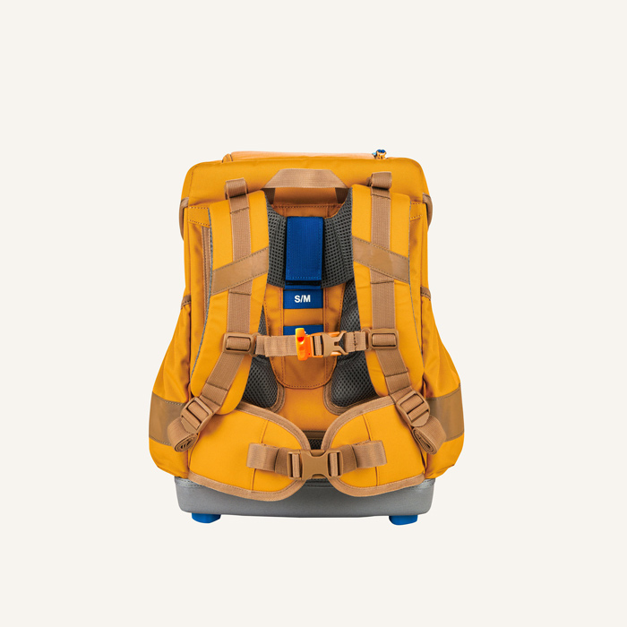 finkid schulranzen set buddy 4tlg golden yellow cinnamon