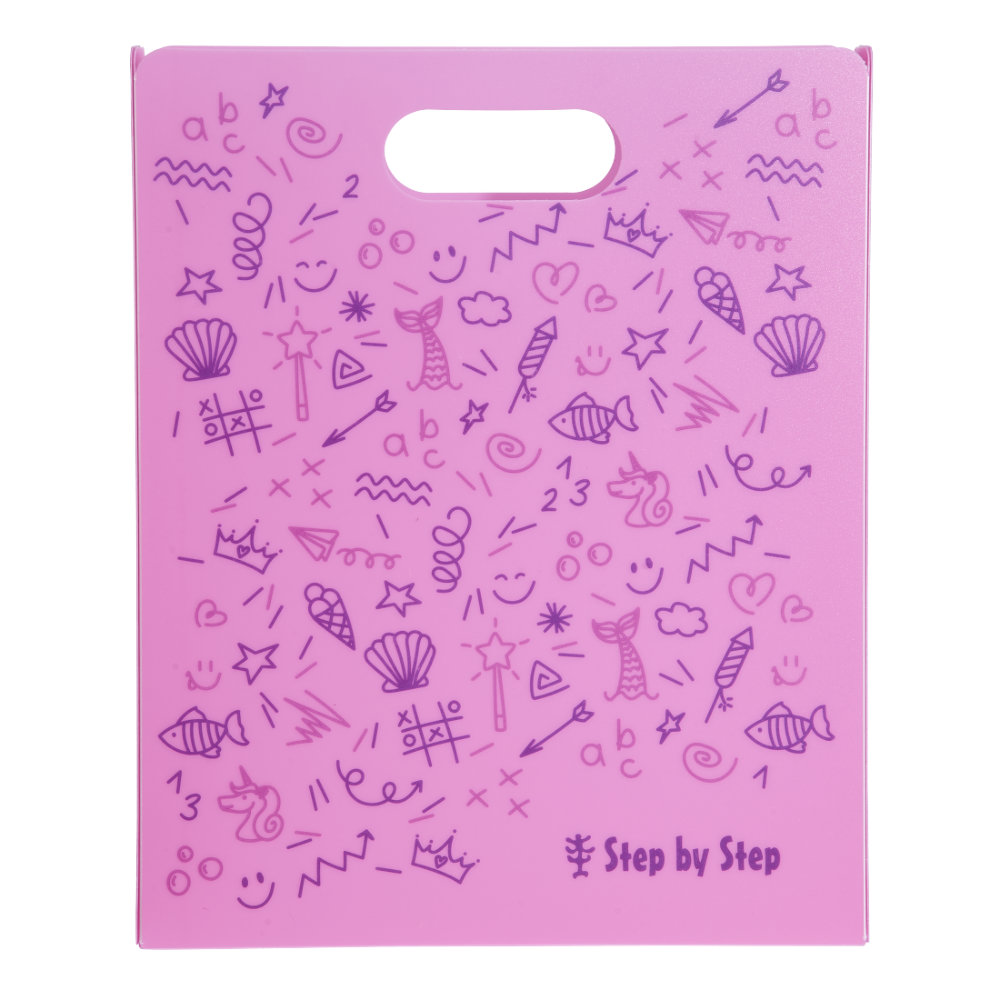step-by-steb-heftbox-pink Step by Step Heftbox mit Tragegriff Pink