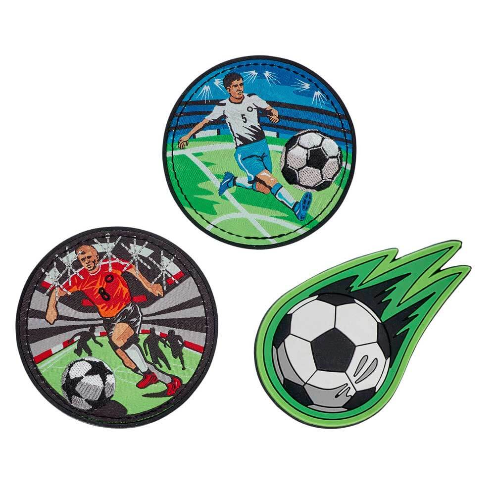 DerDieDas-Buttons-Soccer-Green DerDieDas Wechselbuttons 3 tlg. Soccer Green