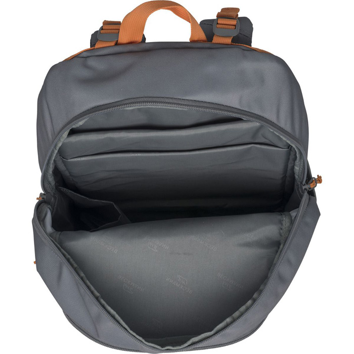 beckmann-schulrucksack-sport-junior-green-orange-deckel-offen Beckmann Schulrucksack Sport Junior Green Orange