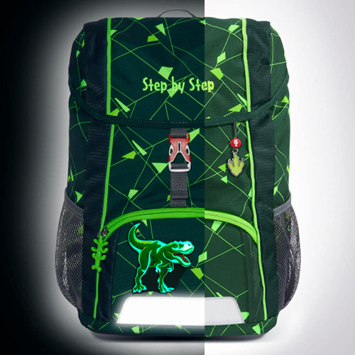 step-by-step-dino-night-tyra-kinderrucksack-bild2 Step by Step Kinderrucksack Shine Dino Night Tyro