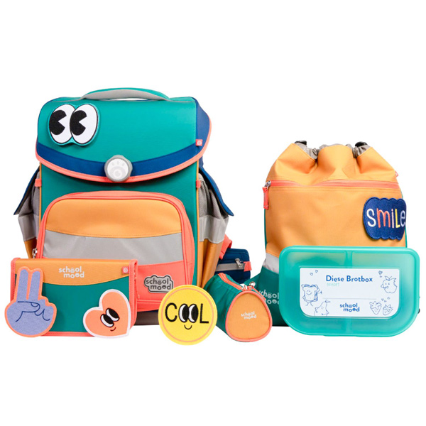 school-mood-schulranzen-timeless-pro-emerald-6tlg school-mood-schulranzen-timeless-pro-emerald-7tlg