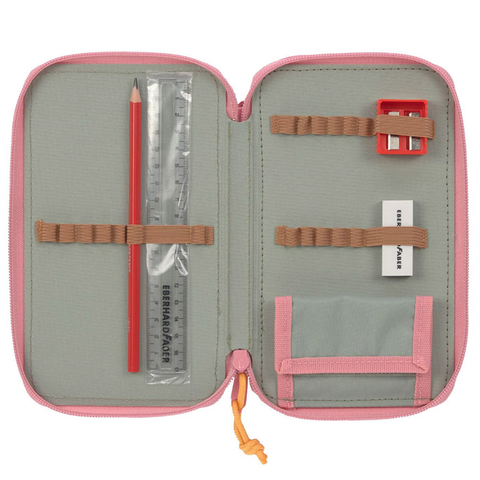 Lässig 3-Fach FedertascheUnique pink