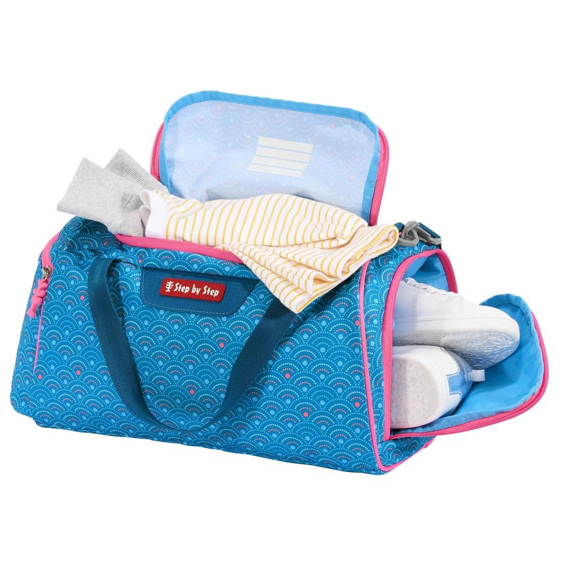 step-by-step-sporttasche-dolphin-pippa-offen
