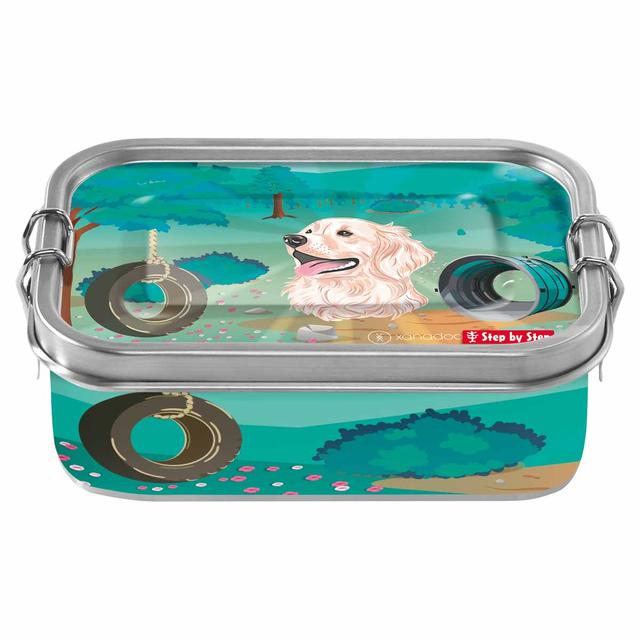 Step by Step Edelstahl Essbox Dog Basty