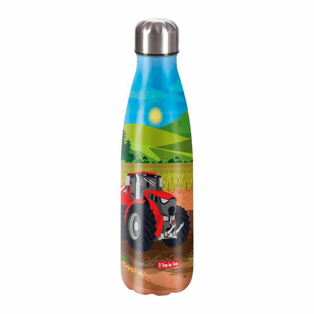 step-by-step-edelstahl-trinkflasche-tractor-freddy