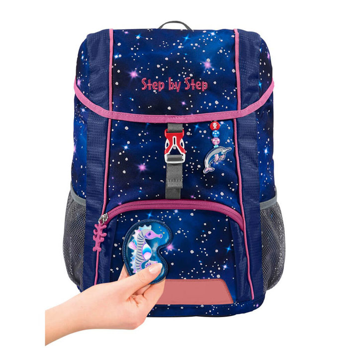 Step by Step Kinderrucksack Reflect Star Seahorse Zoe