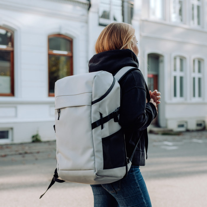 Beckmann Rucksack Street FLX 30-35 Liter Offwhite