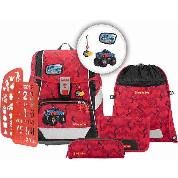 step-by-step-schulranzen-monster-truck-6tlg