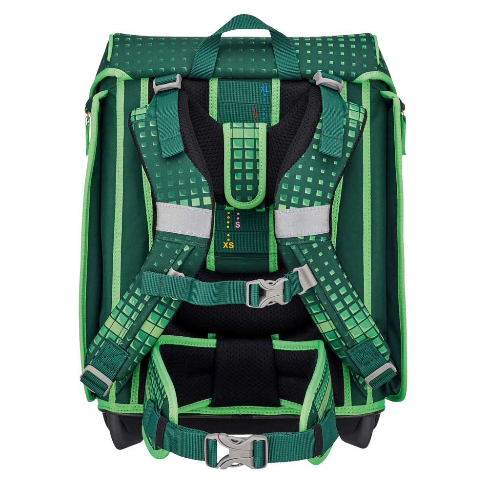 DerDieDas-Schulranzen-Ergoflex-Max-Soccer-Green-Rueckseite DerDieDas Schulrucksack Ergoflex Max Soccer Green 5 tlg.