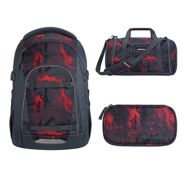 Coocazoo-schulrucksack-mate-broken-black-3tlg-sporttasche Coocazoo-schulrucksack-mate-broken-black-3tlg-sporttasche