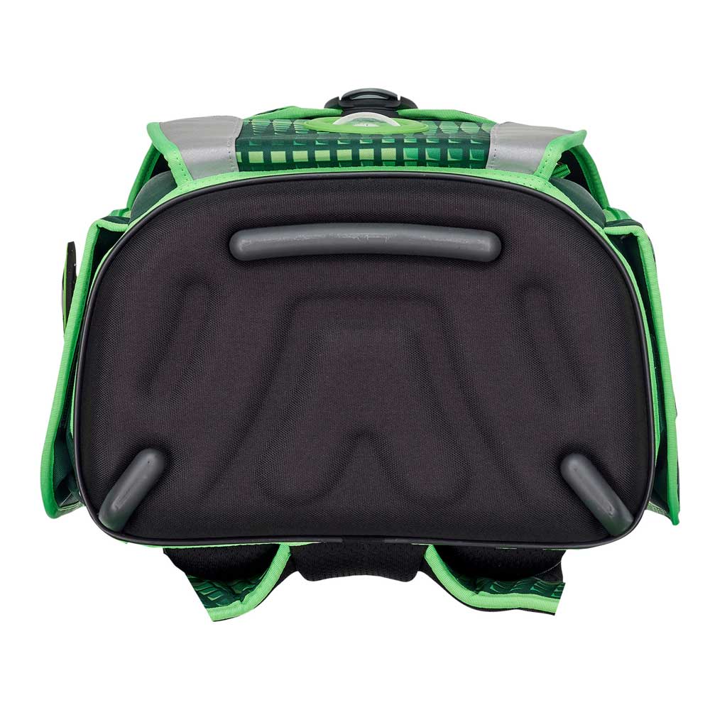 DerDieDas Schulrucksack Ergoflex Max Soccer Green 5 tlg.