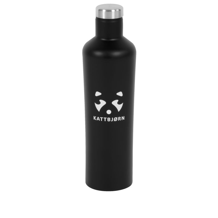 Kattbjoern Trinkflasche schwarz