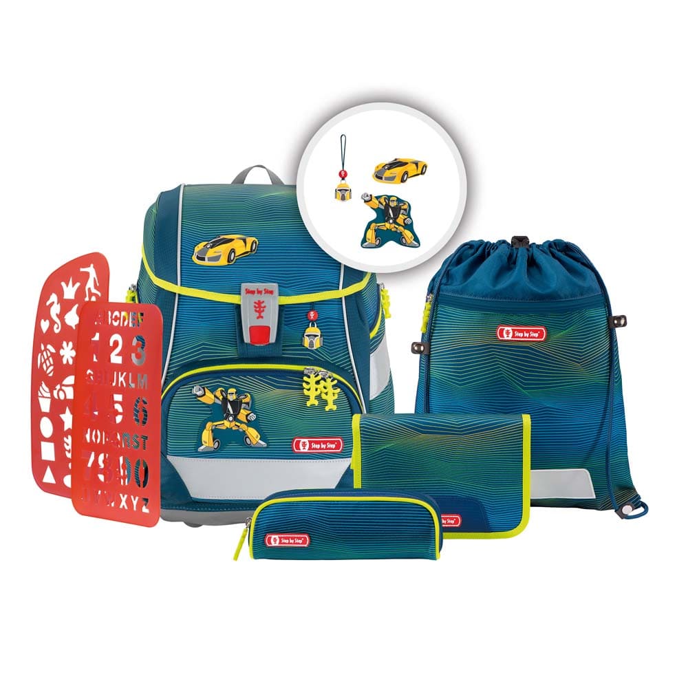 Step-by-Step-Schulranzen-Set-2in1Plus-Power-Robot-6tlg Step by Step Schulranzen 2in1 Plus Power Robot 6 tlg.