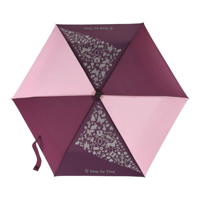Step by Step Regenschirm Magic Rain Effect Berry