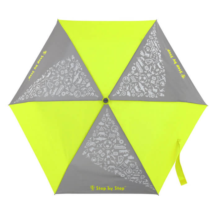 Step-by-Step-Regenschirm-Neon-Gelb Step by Step Regenschirm Neon Yellow