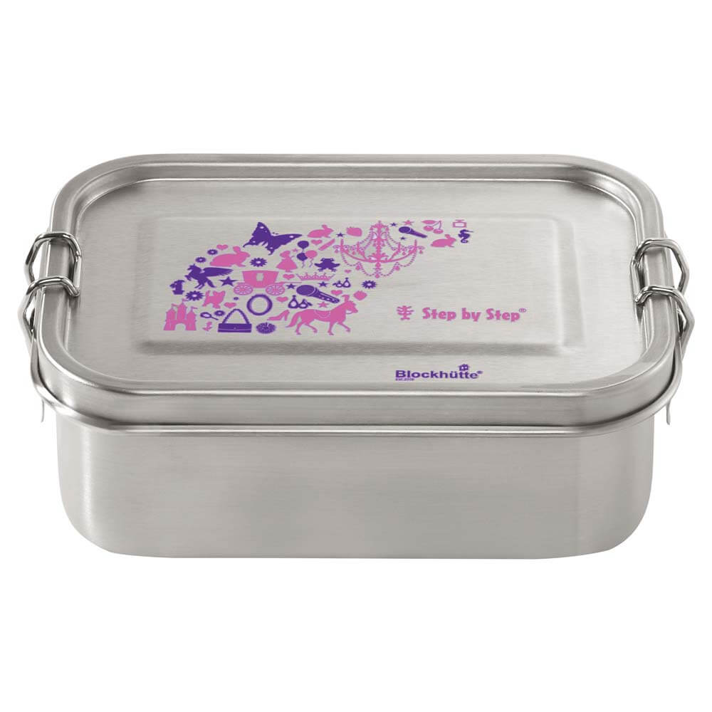 Step-by-Step-Edelstahl-Essbox-Purple-Rose Step by Step Edelstahl Lunchbox Essbox Purple & Rose