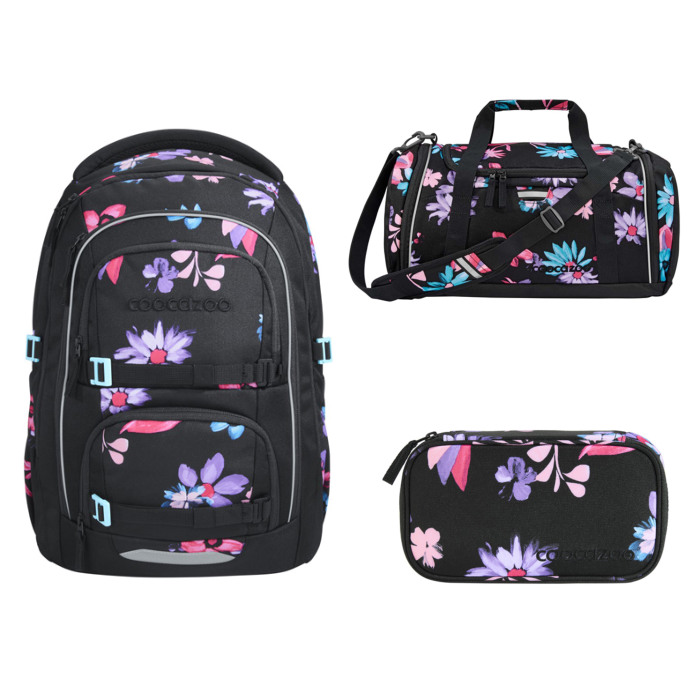 coocazoo-schulrucksack-porter-floral-artnight-3tlg coocazoo-schulrucksack-porter-floral-artnight-3tlg