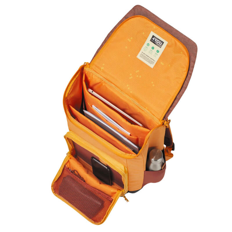 4You Rucksack The Bees gelb