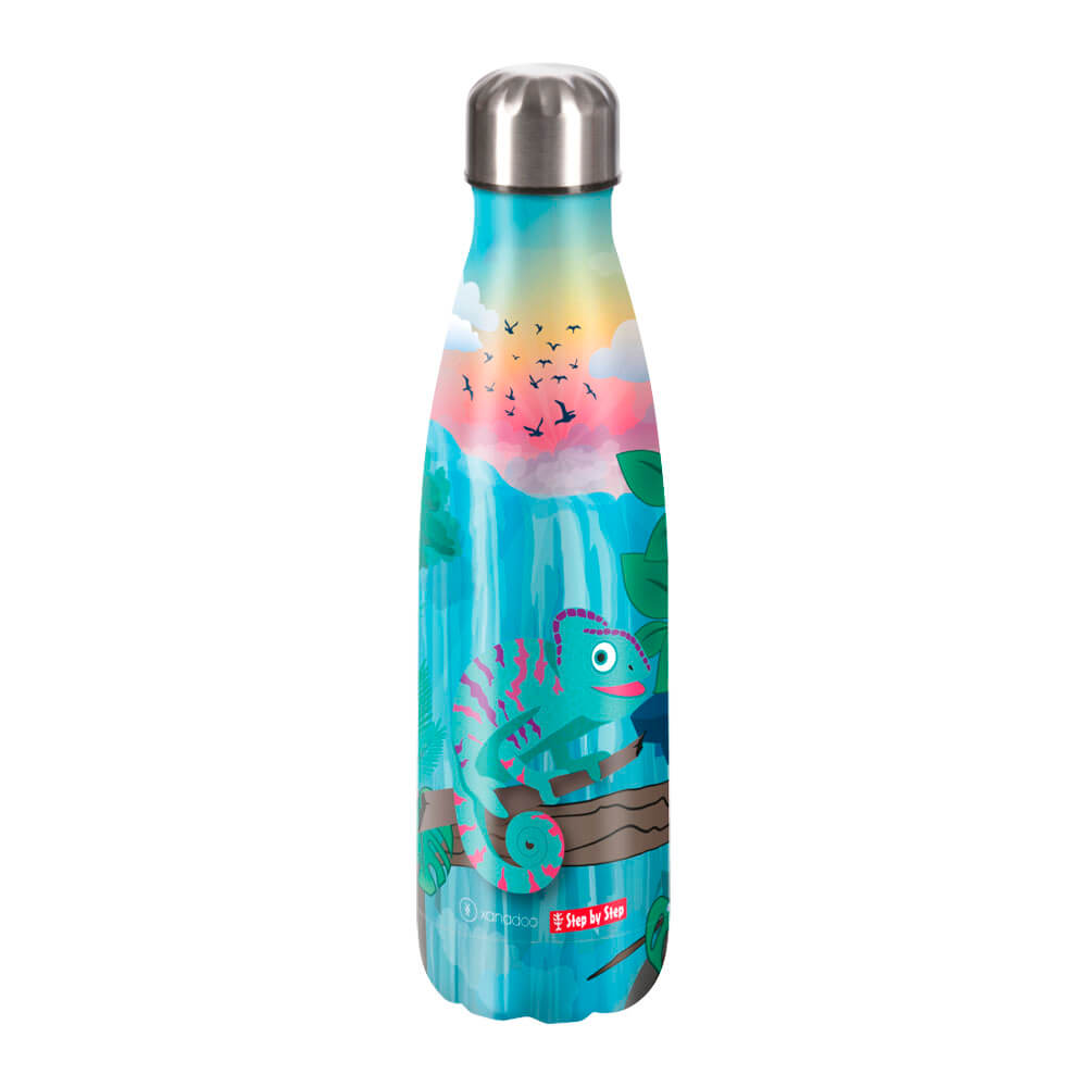 step-by-step-edelstahl-trinkflasche-chameleon-joshy