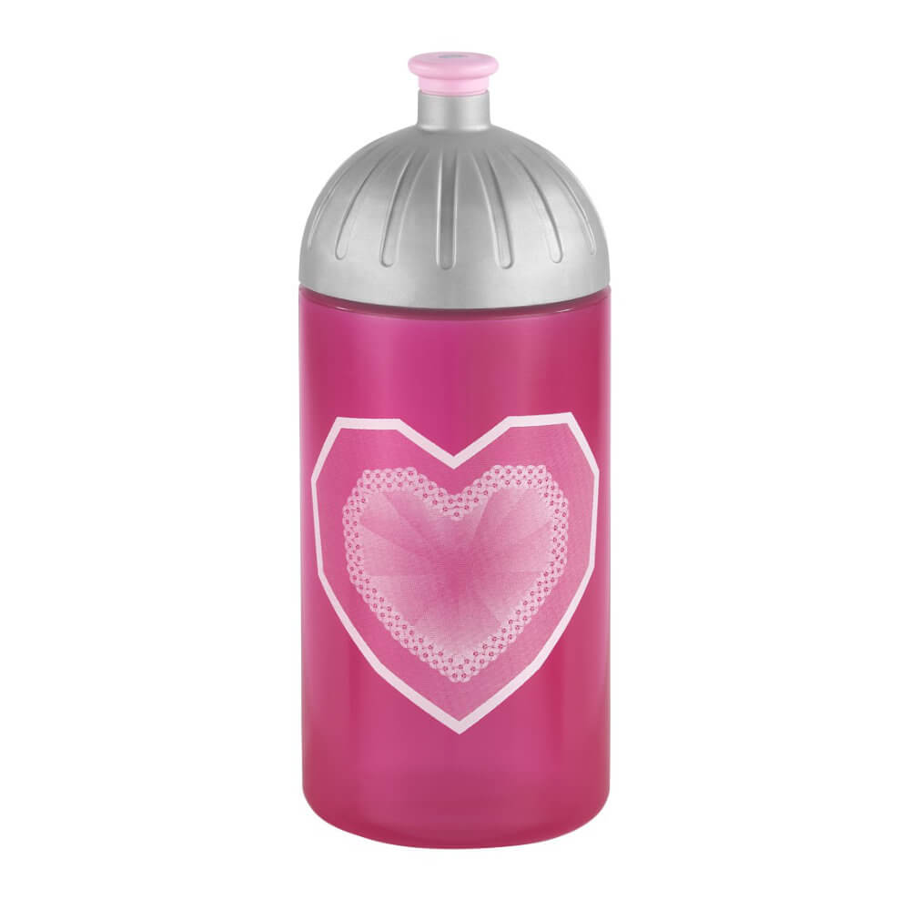 Step-by-Step-Trinkflasche-Glitter-Heart Step by Step Kinder Trinkflasche Glitter Heart Hazle
