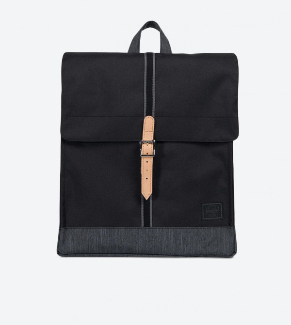 Herschel-Rucksack-City-Mid-Black Herschel Rucksack City MID Black Denim