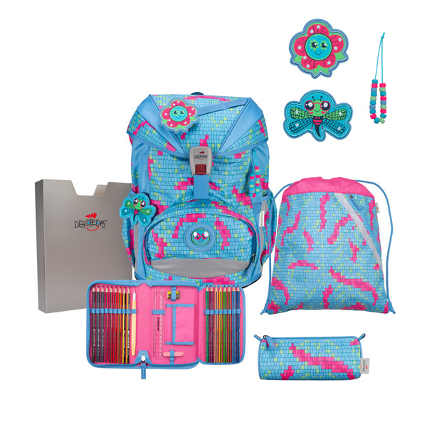 derdiedas-schulrucksack-ergoflex-happy-pixel-5tlg