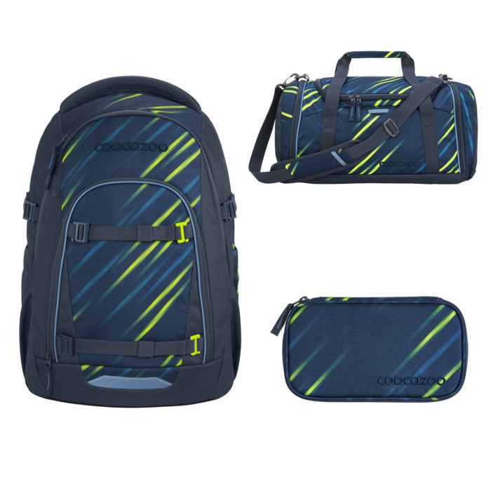 coocazoo-fast-lime-schulrucksack-mate-3tlg-sporttasche coocazoo-fast-lime-schulrucksack-mate-3tlg-sporttasche