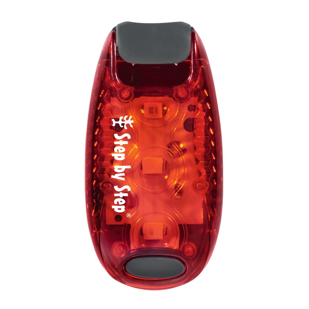 LED-RotHoai66PQJT1Wz Step by Step LED Sicherheits Klemmleuchte