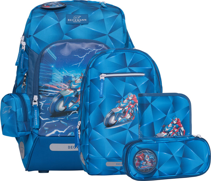 beckmann-schulranzen-active-air-flx-blue-lightning-6tlg beckmann-schulranzen-active-air-flx-blue-lightning-6tlg