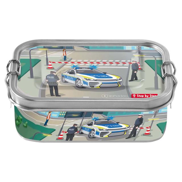 step-by-step-edelstahl-essbox-police-car-cody step-by-step-edelstahl-essbox-police-car-cody