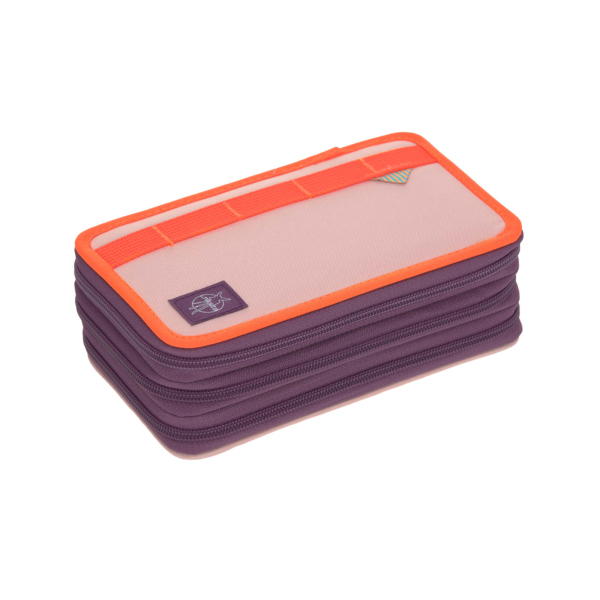 laessig-federtasche-3-fach-unique-rose-neo-orange