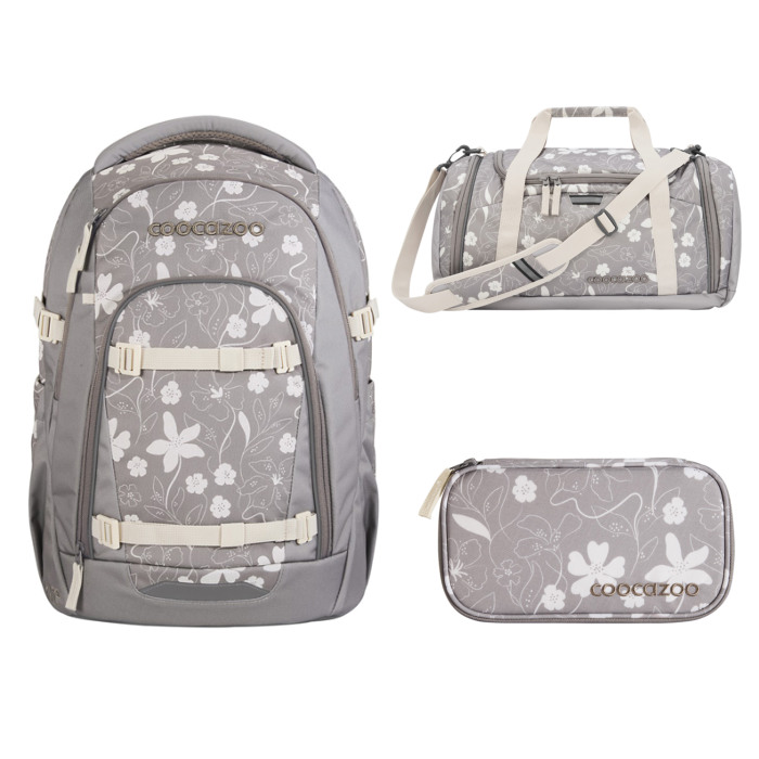 coocazoo-schulrucksack-mate-vanilla-bloom-3tlg-sporttasche coocazoo-schulrucksack-mate-vanilla-bloom-3tlg-sporttasche