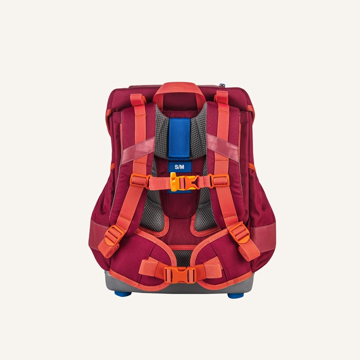finkid schulranzen set buddy 4tlg beet red chili