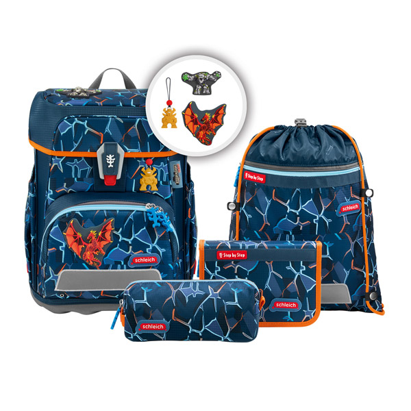 step-by-step-schulranzen-cloud-schleich-lava-dragon-5tlg