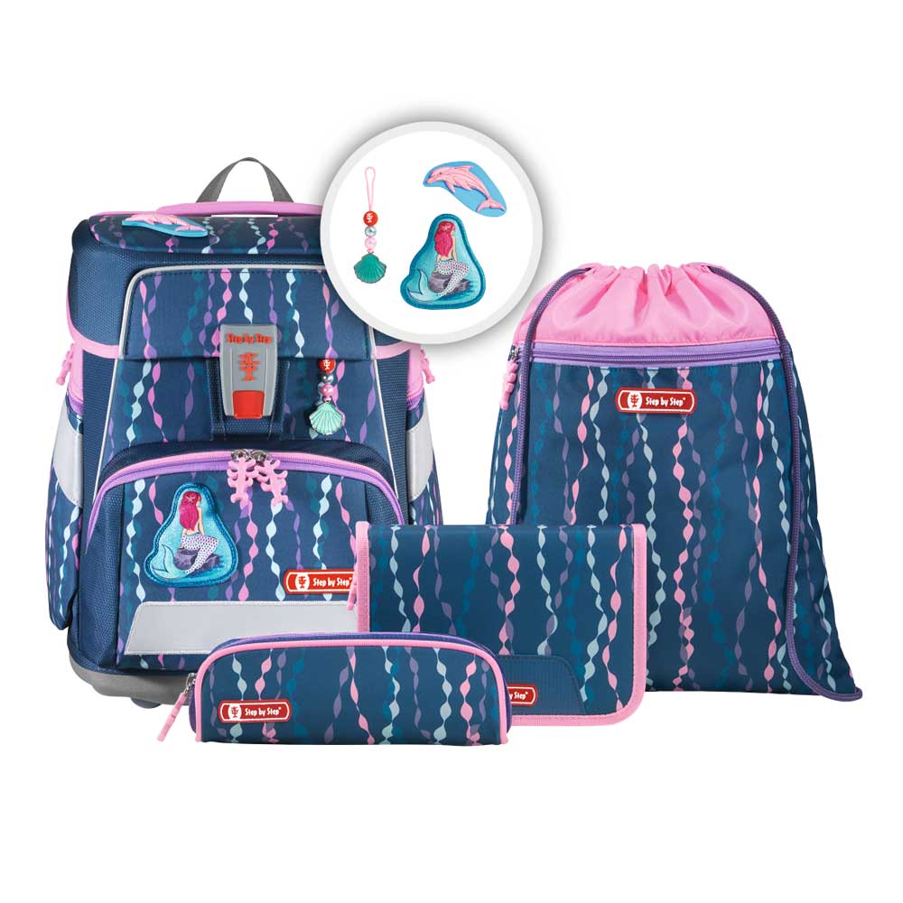 Step-by-Step-Schulranzen-Set-Space-Mermaid-5tlg Step by Step Schulranzen Space Mermaid Bella 5 tlg.