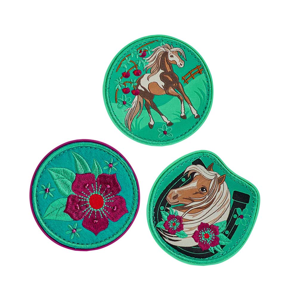 DerDieDas Wechselbuttons 3tlg. Peppermint Pony