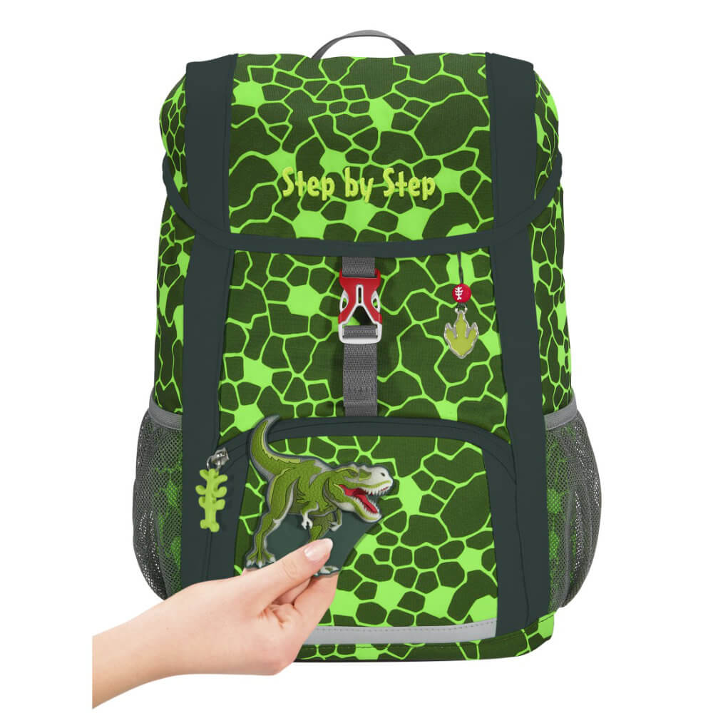 Step-by-Step-Rucksack-Dino-Night-mit-Magnet Step by Step KID SHINE Rucksack Dino Night 3 tlg.