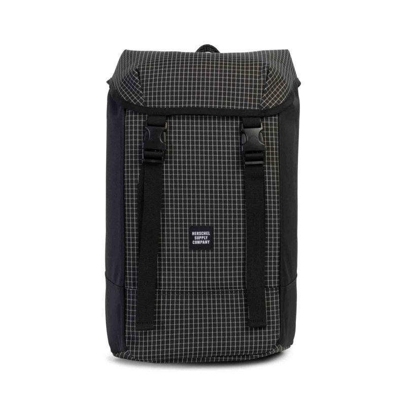 Herschel-IONA-Blackgrid Herschel Rucksack IONA Black Grid
