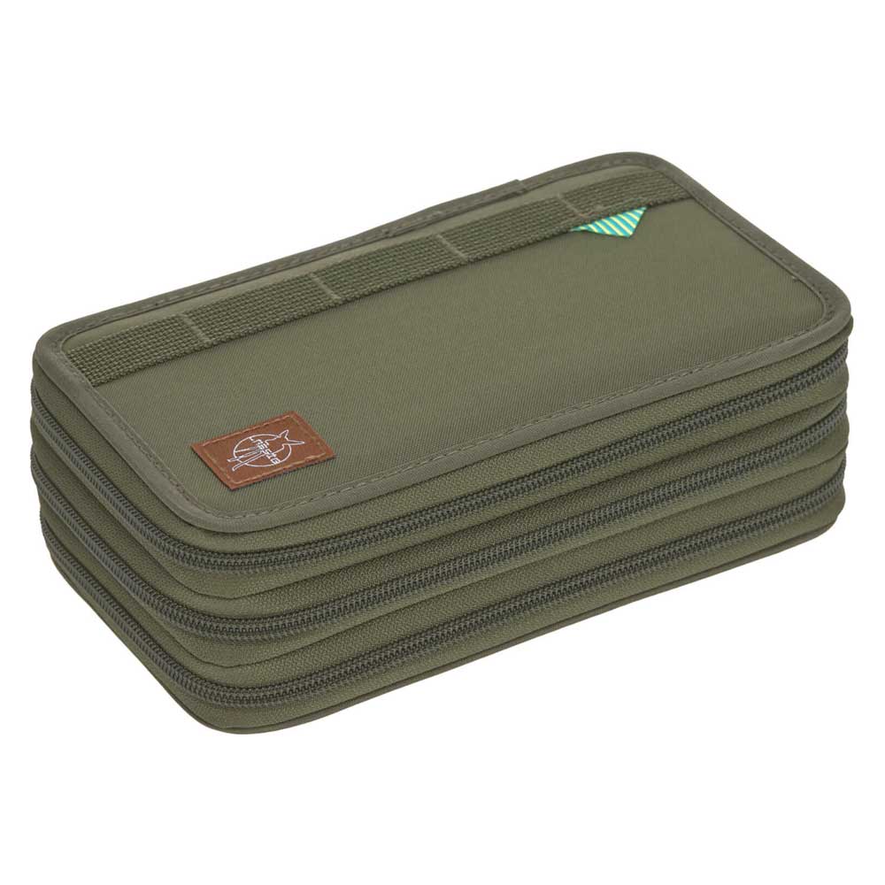 laessig-3-fach-federtasche-unique-olive Lässig 3-Fach Federtasche Unique olive