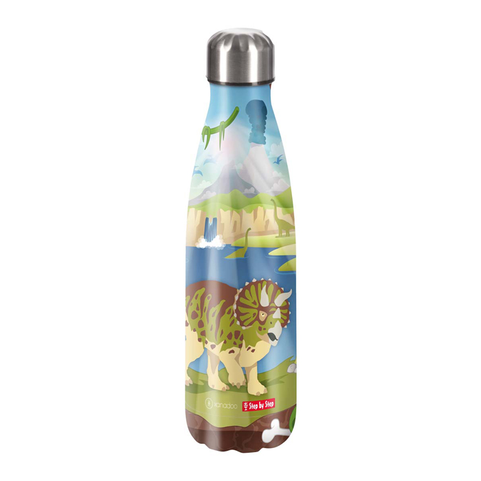 step-by-step-trinkflasche-edelstahl-dino-tres step-by-step-edelstahl-trinkflasche-dino-tres