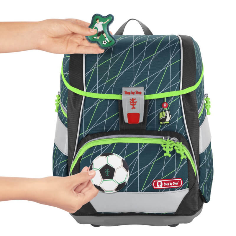 Step by Step Schulranzen Set 2in1 Plus Soccer World 6 tlg.