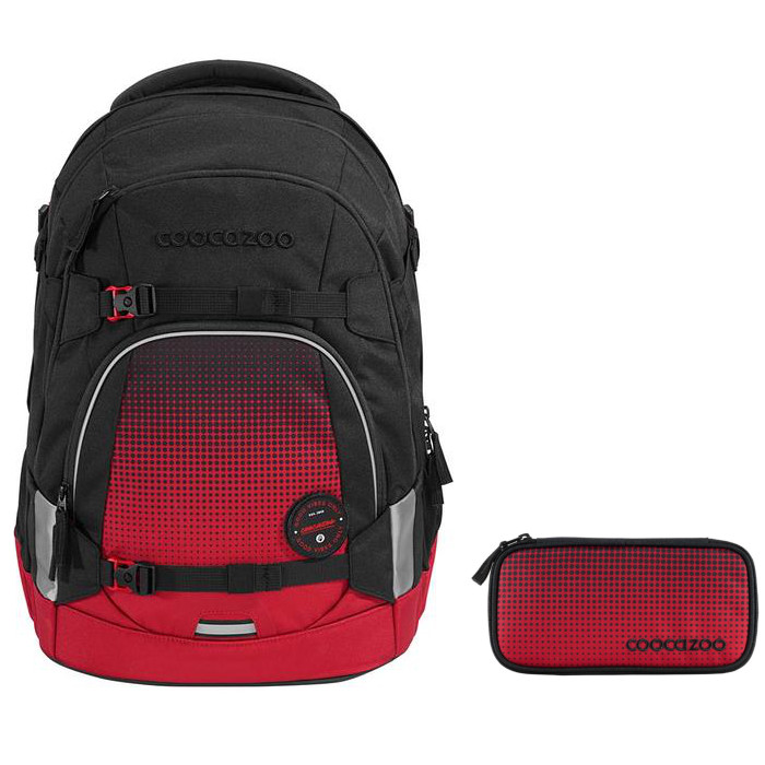coocazoo-schulrucksack-set-mate-blazing-fire-2-tlg coocazoo-schulrucksack-mate-blazing-fire-2-tlg
