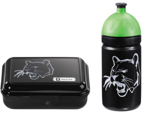 EsstrinkCqXCBPegk7yVC Step by Step Essbox Trinkflasche Wild Cat Chiko