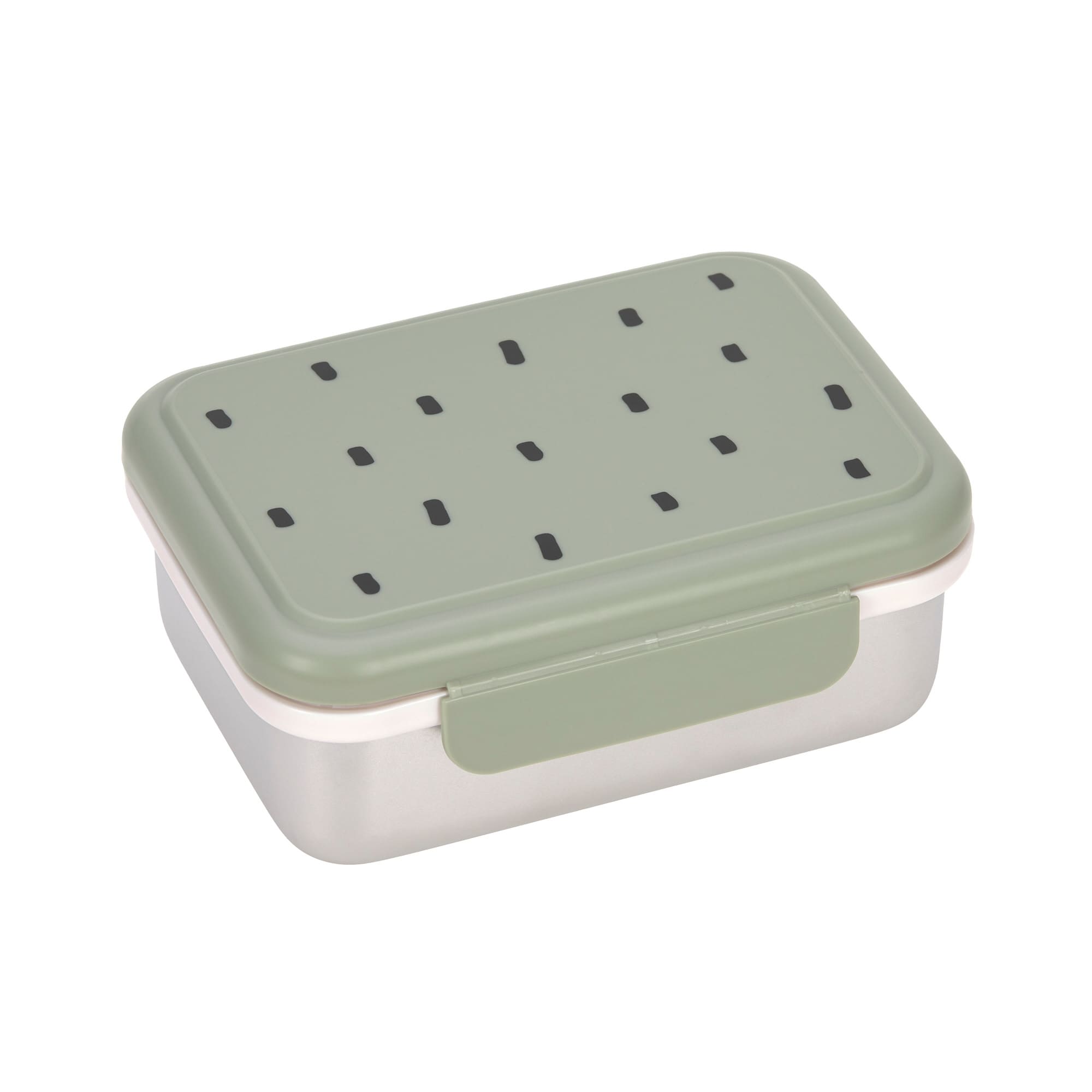 laessig-edelstahl-lunchbox-happy-prints-light-olive Lässig Edelstahl Lunchbox Happy Prints light olive