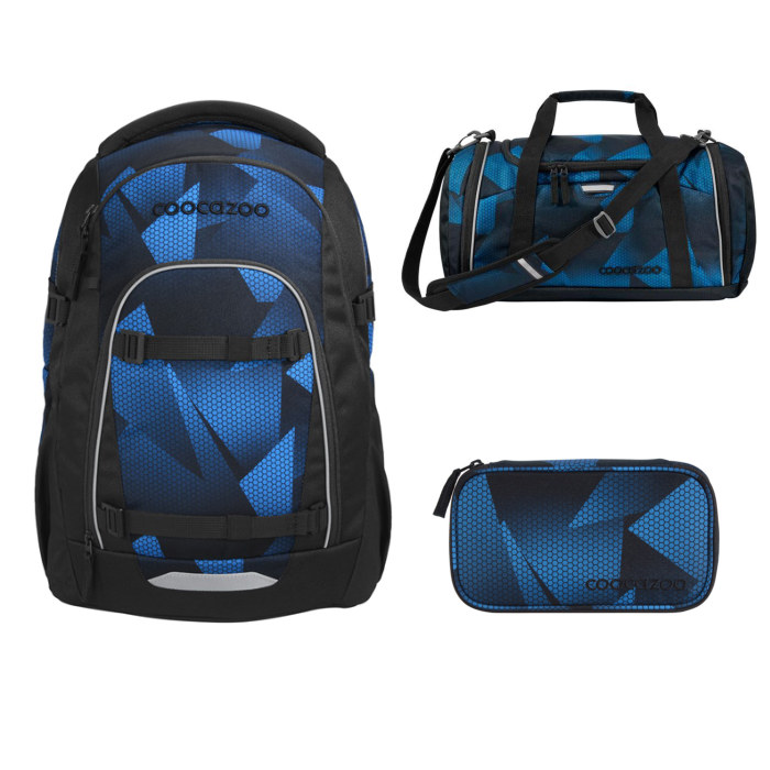 Coocazoo Mate Schulrucksack Electric Ice 3 tlg - Neues Modell