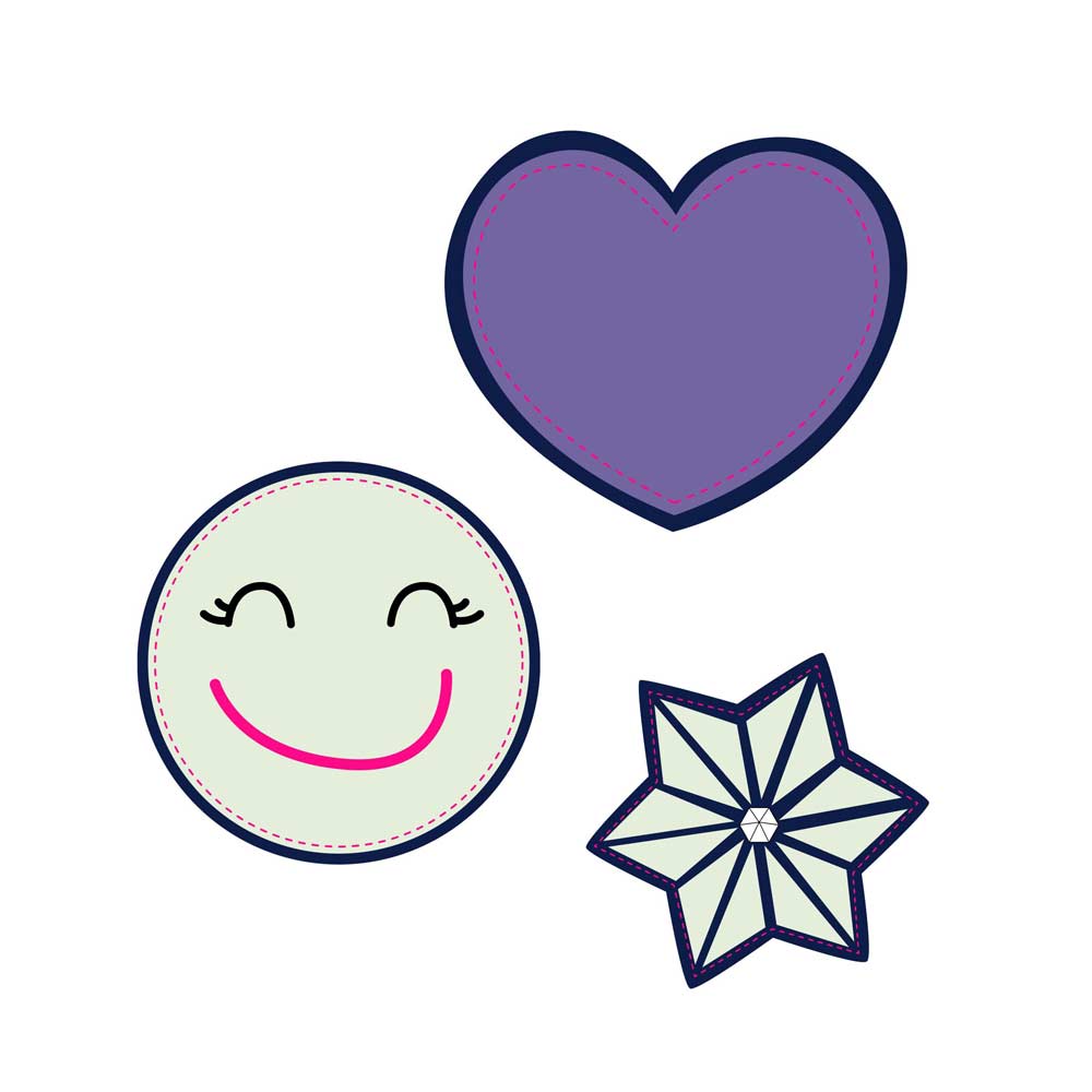 Scout Funny Snaps 3er Set Pink Glow