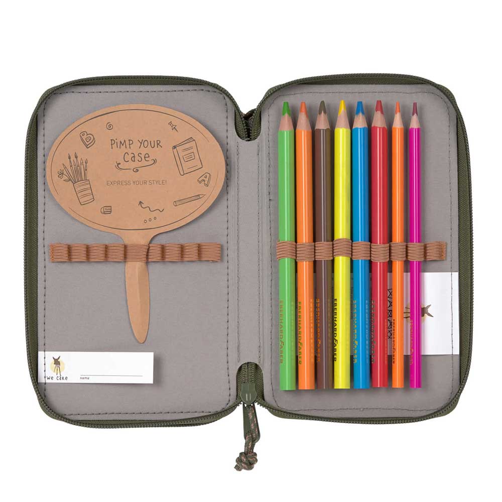 Lässig 3-Fach Federtasche Unique olive
